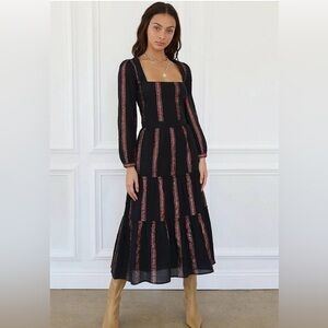 Adelyn Ray Cotton Midi Dress